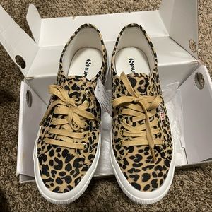 New Superga Fantasia Leopard Print Sneaker